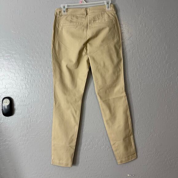 Old Navy High Waist Wow Skinny Pants Straight, Beige, 0 - Picture 2 of 6